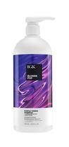 Shampoo IGK Blonde Pop 1L com arroz roxo e esqualano