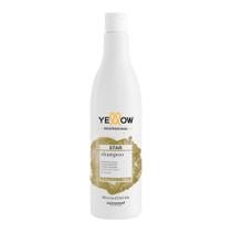 Shampoo Iluminador Star Yellow 500ml Alfaparf Restaurador Brilhante Leve e Fácil de Desembaraçar Shampoo Iluminador Star Yellow 500ml Alfaparf Restaurador Brilhante Leve e Fácil de Desembaraçar