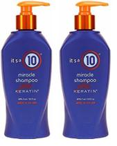 Shampoo It's a Haircare Miracle de 10% com queratina de 300 ml - pacote com 2