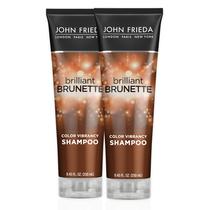 Shampoo John Frieda Brilliant Brunette Color Protect 250 ml (pacote com 2)