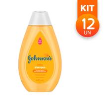 Shampoo Johnson's Baby Regular Livre de Parabenos Sulfato e Corantes 400ml (Kit com 12)