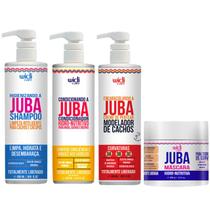 Shampoo Juba + Condicionador + Encaracolando + Máscara Juba Widi Care