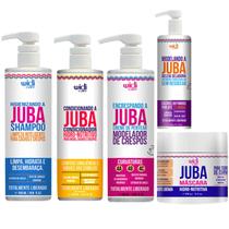 Shampoo Juba + Condicionador + Encrespando + Geleia + Máscara Juba Widi Care