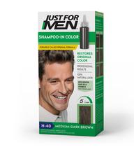 Shampoo Just For Men Color Castanho Escuro - Para Cabelos Mais Fortes