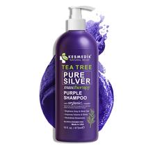 Shampoo KESMEDIK Purple Tea Tree para cabelos prateados 473ml Shampoo KESMEDIK Purple Tea Tree para cabelos prateados 473ml