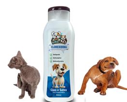 Shampoo Kirei Pet Clorexidina 500Ml Cães E Gatos