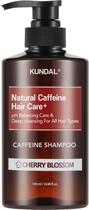 Shampoo KUNDAL Corean Cafeine Scalp flor de cerejeira 500mL