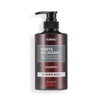 Shampoo Kundal Mel e Macadâmia Almíscar Branco 500mL Shampoo Kundal Mel e Macadâmia Almíscar Branco 500mL