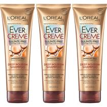 Shampoo L'Oreal Paris para cuidados com o cabelo Evercreme Deep Nourish 3x300ml Shampoo L'Oreal Paris para cuidados com o cabelo Evercreme Deep Nourish 3x300ml