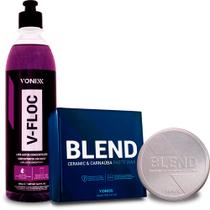 Shampoo Lava Auto V-floc 500ml + Blend Paste Wax Vonixx