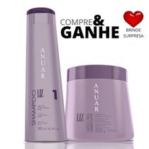Shampoo Liz + Máscara Liz Cabelos Lisos Anuar Cosméticos Envio já Tratamento Shampoo Liz + Máscara Liz Cabelos Lisos Anuar Cosméticos Envio já Tratamento