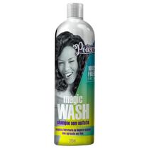 Shampoo Magic Wash Soul Power Sem Sulfato Vegano Cabelo Cacheado Ondulado Crespo 315ml