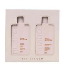Shampoo Mais Condicionador Ritual Nutrition Mini Kit Viagem Nuance 200