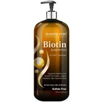 Shampoo Majestic Pure Biotina para o crescimento do cabelo 480 ml sem sulfato Shampoo Majestic Pure Biotina para o crescimento do cabelo 480 ml sem sulfato