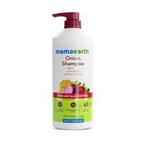 Shampoo MAMAEARTH Onion para crescimento capilar 1L Sulfate Paraben F