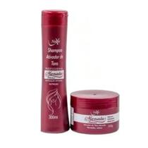 Shampoo Marsala Matizador Intenso Ativador de Tons + Máscara 250g Naxos