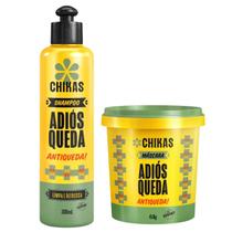 Shampoo +Máscara Adiós Queda Antiqueda Fortalecimento Chikas Shampoo +Máscara Adiós Queda Antiqueda Fortalecimento Chikas