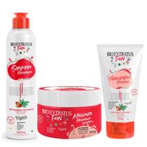 Shampoo + Máscara e Finalizador Fun Hidratante Bio Extratus Shampoo + Máscara e Finalizador Fun Hidratante Bio Extratus