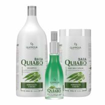 Shampoo Máscara Revitalizante Quiabo Finalizador Nutritivo