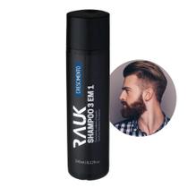 Shampoo Masculino 31 Barba Cabelo Bigode Crescimento 240ml Rauk