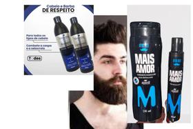 shampoo masculino e sabonete liquido 4 ITENS -kit for men barba e cabelo