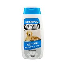 Shampoo Matacura Neutro para Cães e Gatos 200 ml