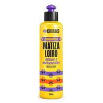 Shampoo Matiza Loiro Chikas Brilho e Restauração 300ml Shampoo Matiza Loiro Chikas Brilho e Restauração 300ml