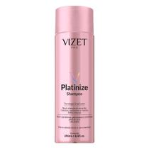 Shampoo Matizador Cabelos Loiros e Grisalhos Platinize Vizet 250ml