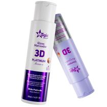 Shampoo Matizador + Platinum Branco 500ml Magic Color