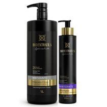 Shampoo Matizante Máscara Capilar Matizante Cinza Bio Extratus