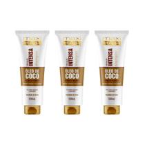 Shampoo Maxihair 500Ml Oleo De Coco Hidrataçao Intensa - 3Un