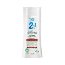 Shampoo Men Anticaspa 2 Em 1 Mentol 250ml - Muriel