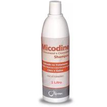 Shampoo Micodine - Para Cães E Gatos - 1 Litro Fragrância Neutro