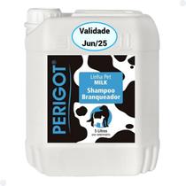 Shampoo Milk Branqueador 5 Litros Perigot Para Cães Gatos Pet