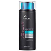 Shampoo MIRACLE Truss 300ml Reconstrução Brilho Hidratação Proteção Maciez e Redução do Frizz Shampoo MIRACLE Truss 300ml Reconstrução Brilho Hidratação Proteção Maciez e Redução do Frizz