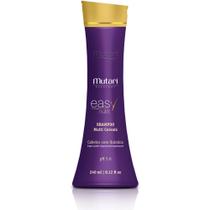 Shampoo Multi Cereais Profissional Para Cabelos Com Química Relaxados Alisados Brilho Força Perolado