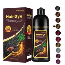 Shampoo natural de tintura de cabelo castanho castanho 3 em 1, xampu instantâneo para cabelos castanhos, shampoo para coloração de cabelo, xampu Para Canas Mejur e Champu Para Canas, shampoo tintura de cabelo (castanho castanho)