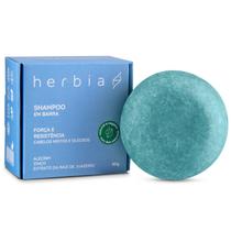 Shampoo Natural em Barra Cabelos Mistos e Oleosos 80g Herbia