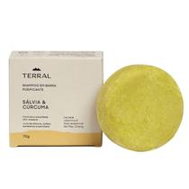 Shampoo Natural em Barra Purificante Sálvia e Cúrcuma 70g Terral