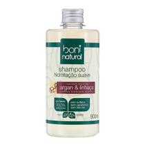 Shampoo Natural Hidratação Suave Argan e Linhaça 500ml Boni Natural