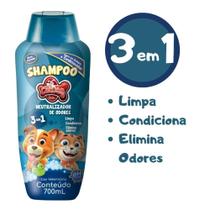 Shampoo neutral. de odores 3 em 1 700ml - cat dog (1145)