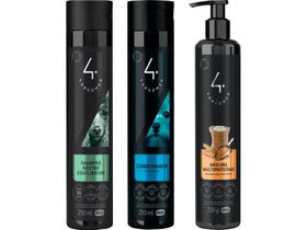 Shampoo Neutro 250ml + Cond. 250ml + Máscara Multiproteínas 230g - Ibasa