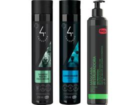 Shampoo Neutro 250ml + Cond. 250ml + Máscara Restauradora 230g - Ibasa