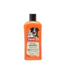 Shampoo Neutro Cachorro gato Sanol 500ml Xampu