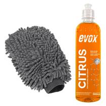 Shampoo Neutro Concentrado Citrus Evox + Luva Microfibra