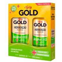 Shampoo niely 275ml+condicionador 175ml agua coco hidratacao
