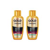 Shampoo Niely Gold 275Ml Compridos + Fortes - Kit C/2Un