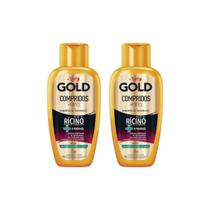 Shampoo Niely Gold 275Ml Compridos + Fortes - Kit C/2Un