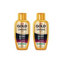 Shampoo Niely Gold 275ml Compridos + Fortes - Kit C/2un