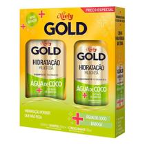 Shampoo Niely Gold 275ml + Condicionador Niely Gold Hidratação Água De Coco 175ml
